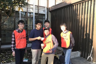 作業お疲れ様でした。作業後の豚汁は美味しかったですね。